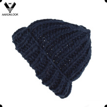 Modischer Winter-Thick Crochet Strickmütze